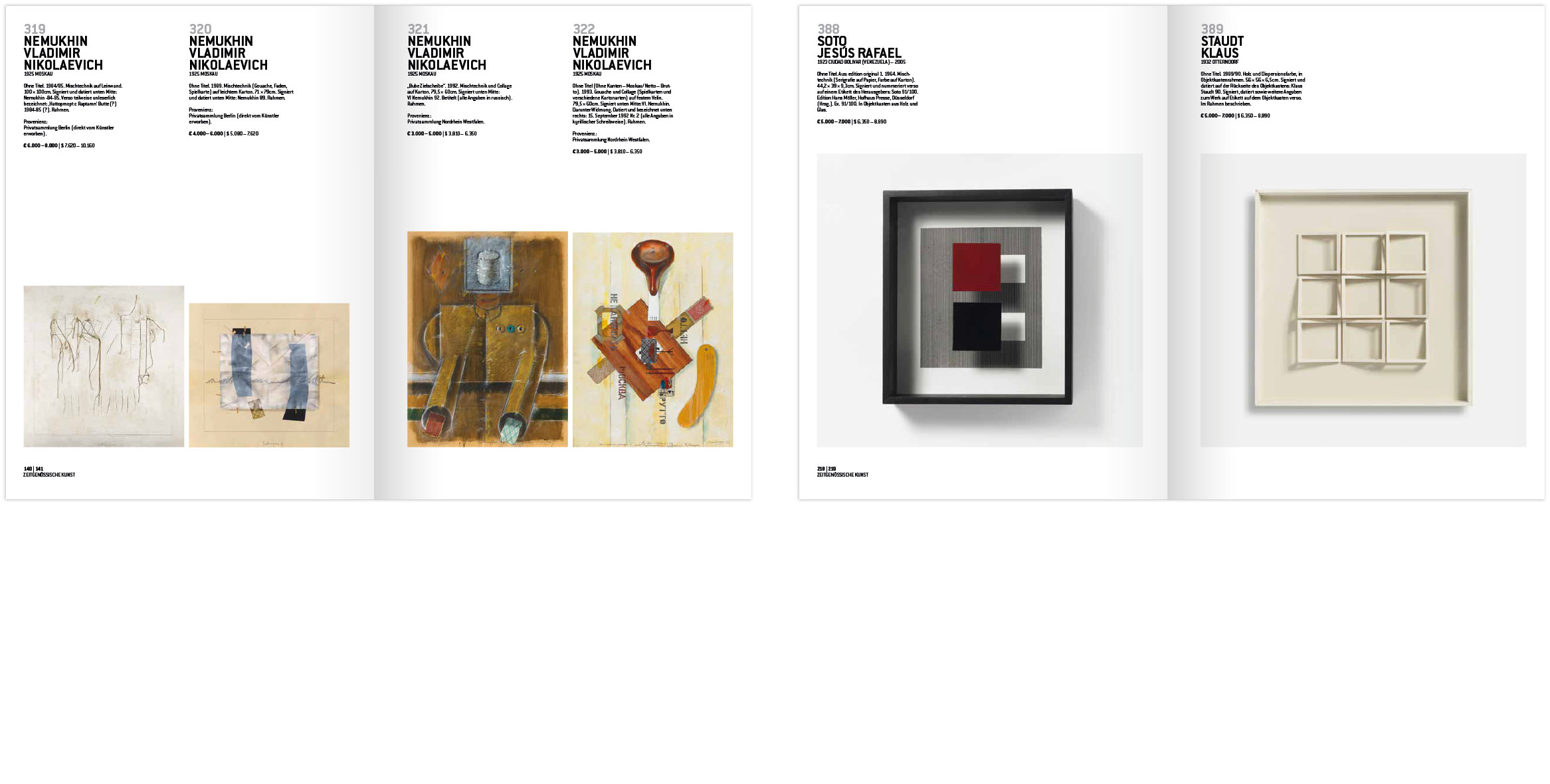van ham kunstauktionen – katalog zeitgenössische kunst